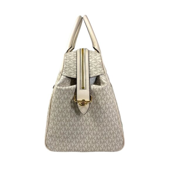 Michael Kors Travel Large Weekender in Light Cream Multi - Picture 4 of 8